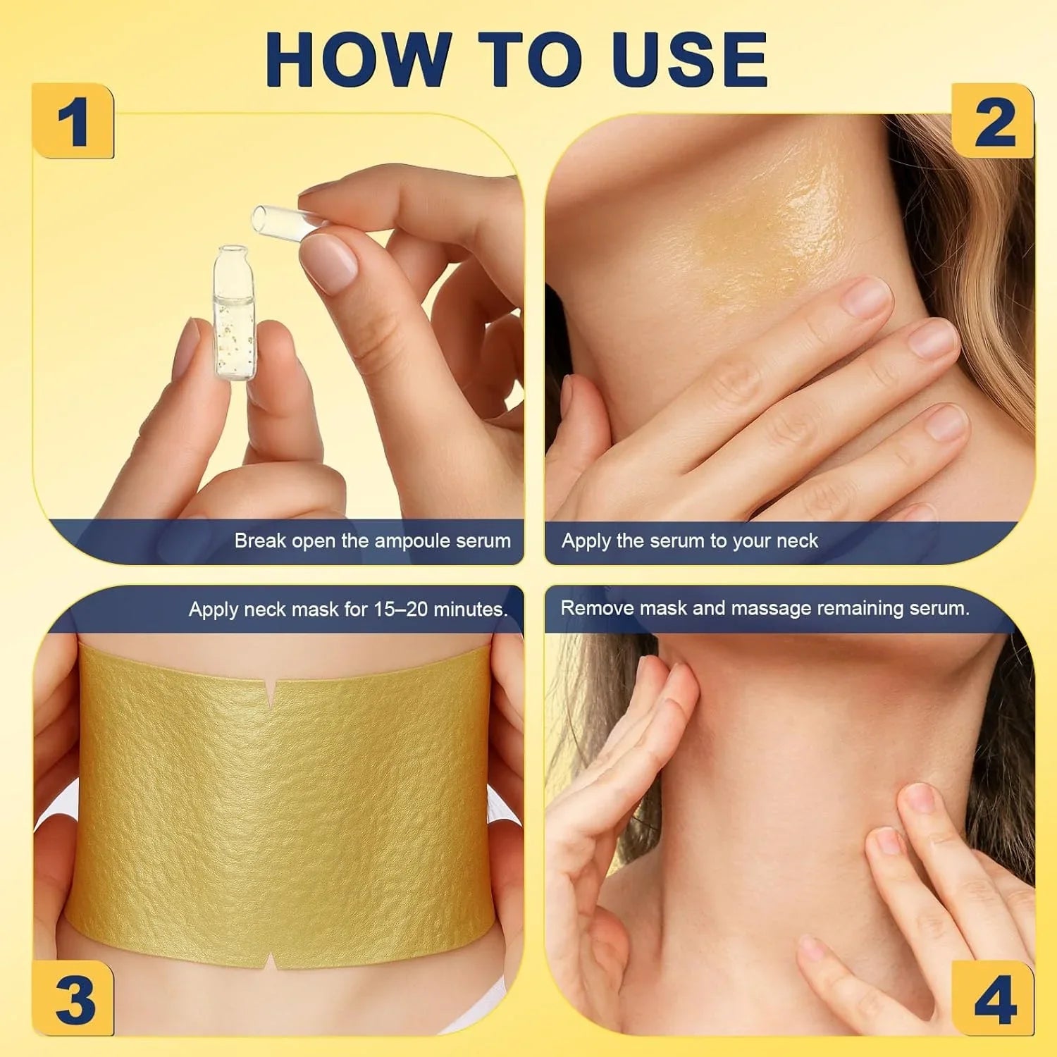 Z:SEA Gold Neck Mask