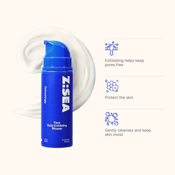 Z:SEA Face Body Exfoliating Mousse