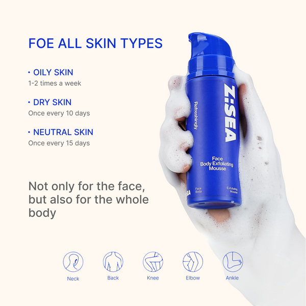 Z:SEA Face Body Exfoliating Mousse