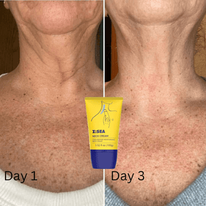 Z:SEA Neck Care Cream - with roller massage function